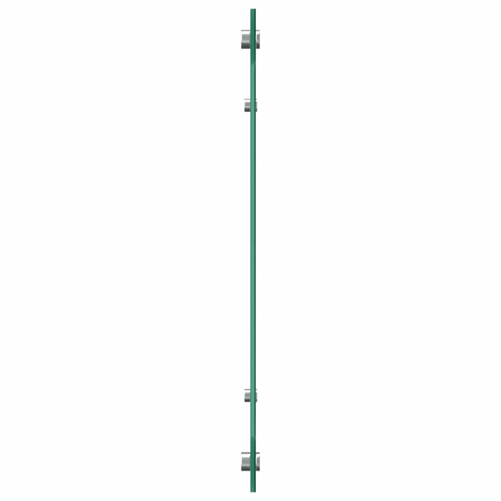 Kjøkkenplater 2 stk gjennomsiktig 80x40 cm herdet glass
