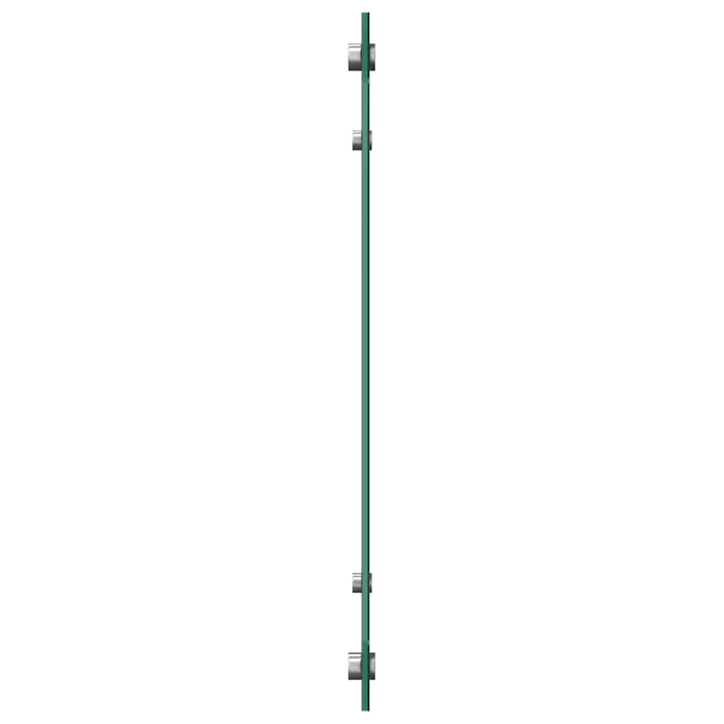 Kjøkkenplater 2 stk svart 70x40 cm herdet glass