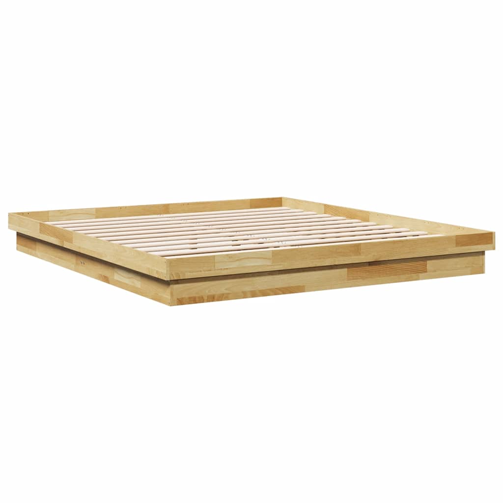 Sengeramme uten Madrass 180x200 cm Heltre Eik