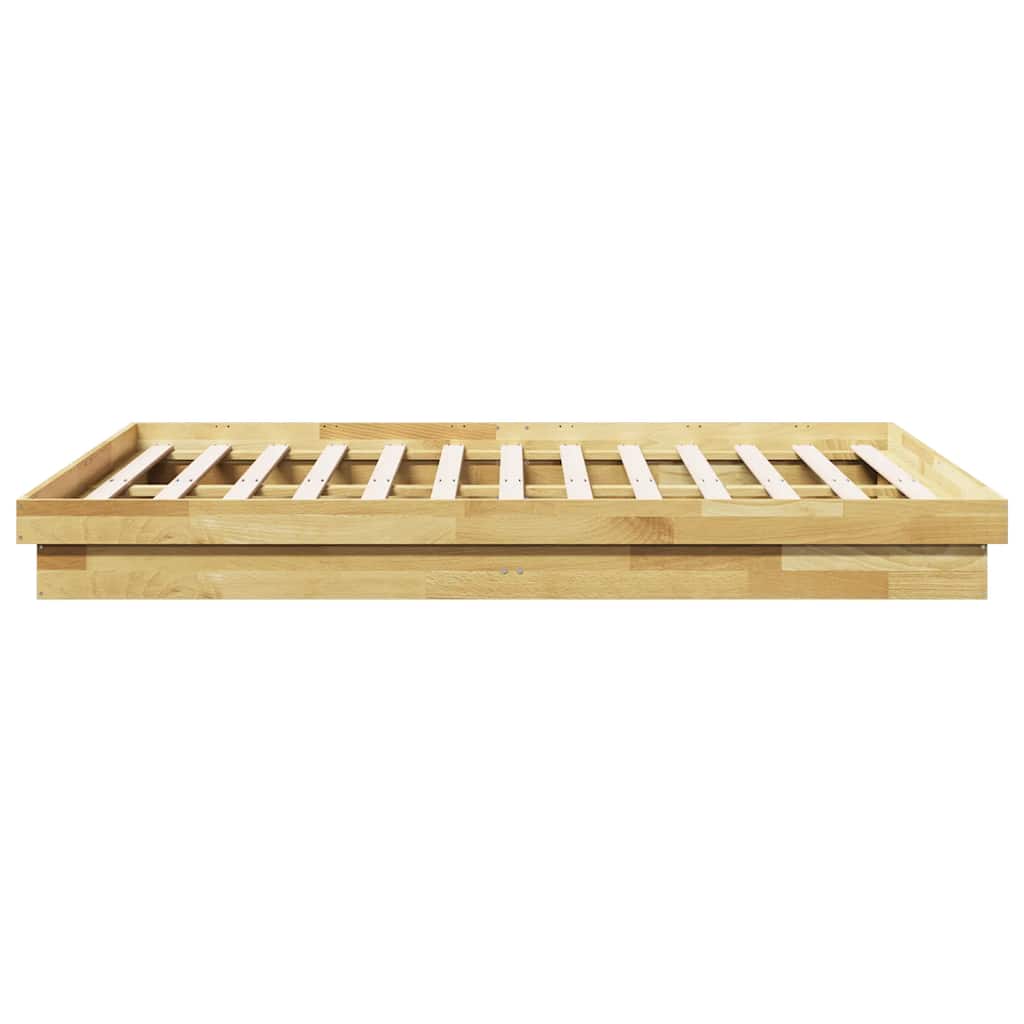 Sengeramme uten Madrass 150x200 cm Heltre Eik