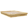 Sengeramme uten Madrass 140x200 cm Heltre Eik