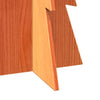 Juletre av tre til pynt voksbrun 112 cm heltre furu