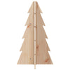 Juletre av tre til pynt 69,5 cm heltre furu