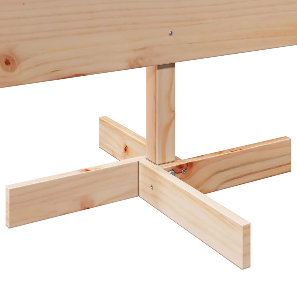 Juletre av tre til pynt 150 cm heltre furu