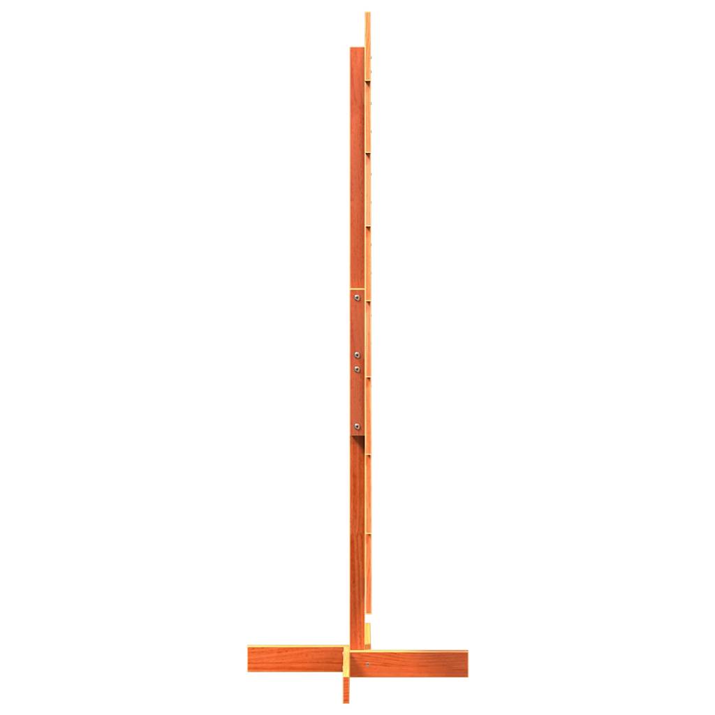 Juletre av tre til pynt voksbrun 150 cm heltre furu