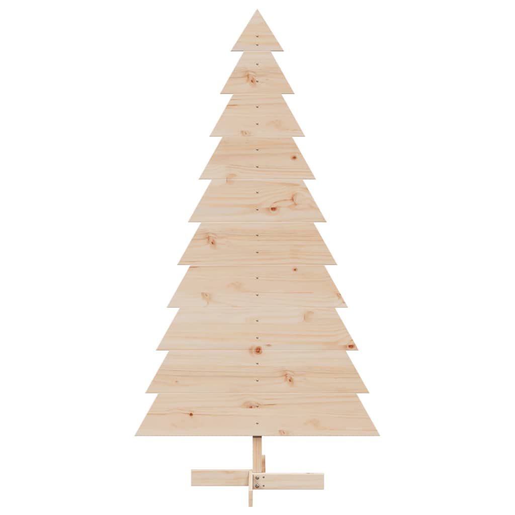 Juletre av tre til pynt 180 cm heltre furu