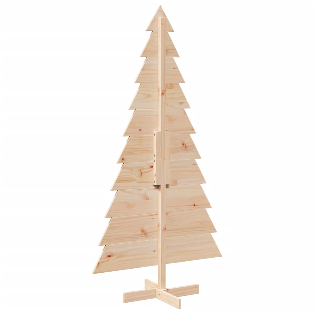 Juletre av tre til pynt 180 cm heltre furu