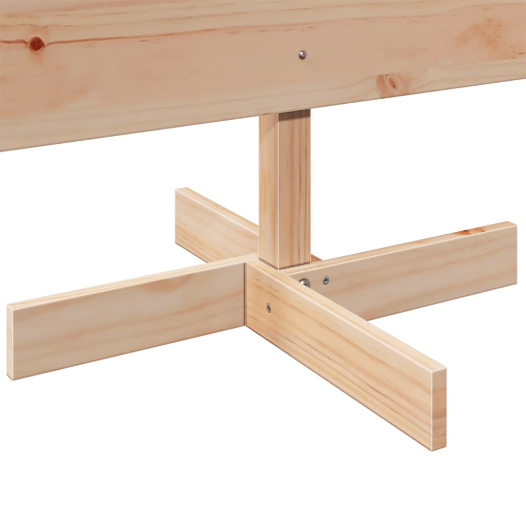 Juletre av tre til pynt 180 cm heltre furu
