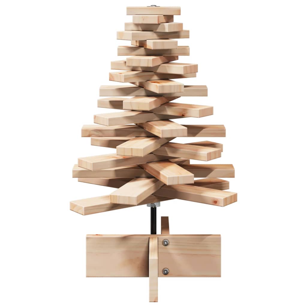 Juletre av tre til pynt 60 cm heltre furu