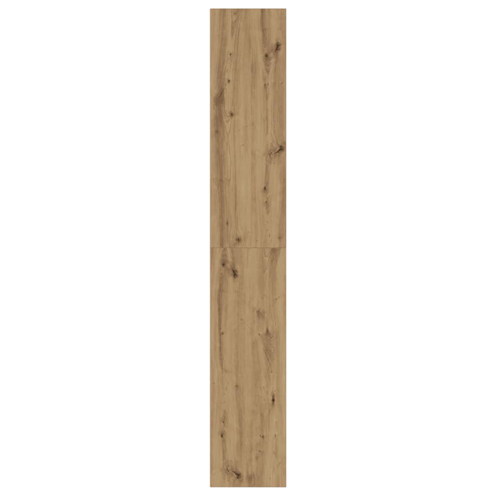 Bokhylle artisan eik 80x30x189 cm konstruert tre