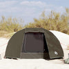 Campingtelt 5 personer brun vanntett