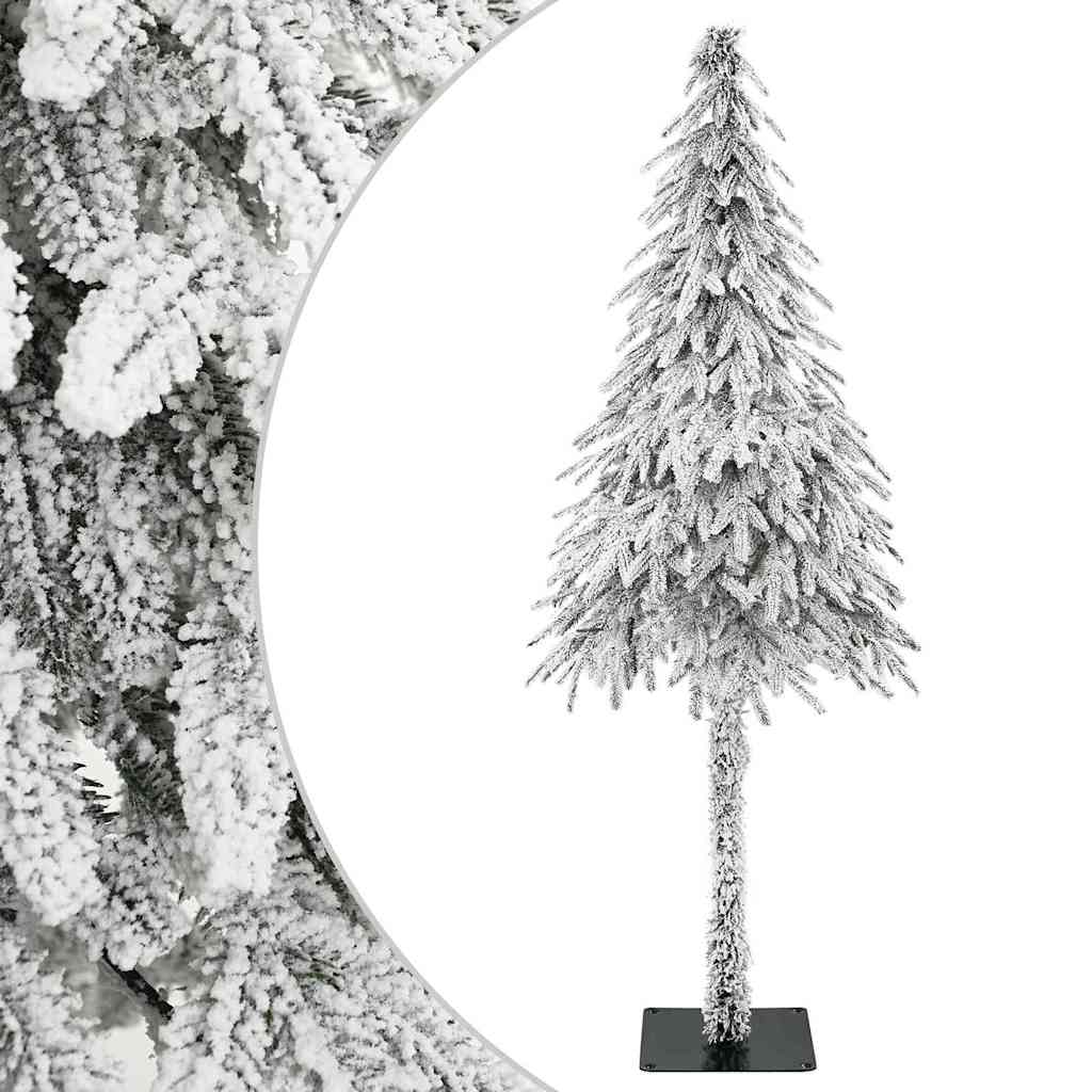 Kunstig juletre Hvit 86 x 86 x 210 cm Plast og metall