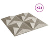 Veggpaneler 24 stk beton 50x50 cm XPS 6 m² origami