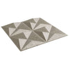 Veggpaneler 24 stk beton 50x50 cm XPS 6 m² origami