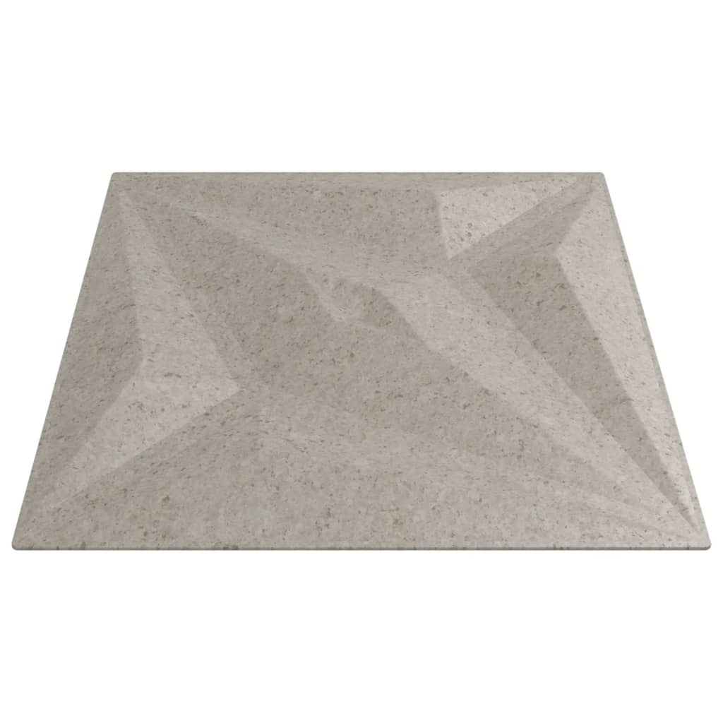 Veggpaneler 24 stk beton 50x50 cm XPS 6 m² stjerne