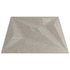 Veggpaneler 24 stk beton 50x50 cm XPS 6 m² stjerne