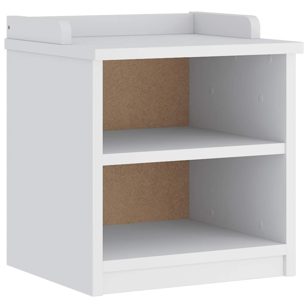 Gangbenk SANDNES hvit 45x40x50 cm heltre furu