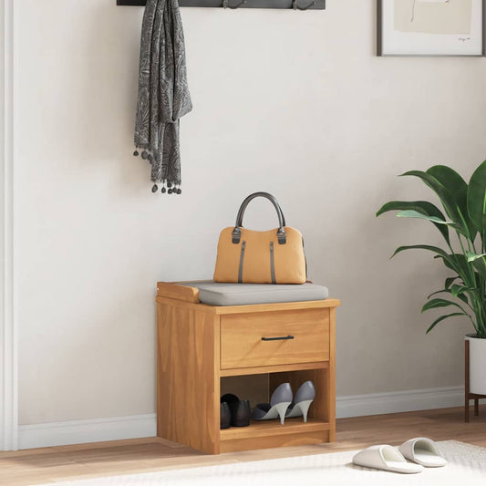 Gangbenk SANDNES 45x40x50 cm heltre furu