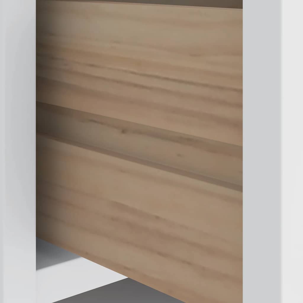 Gangbenk SANDNES hvit 45x40x50 cm heltre furu