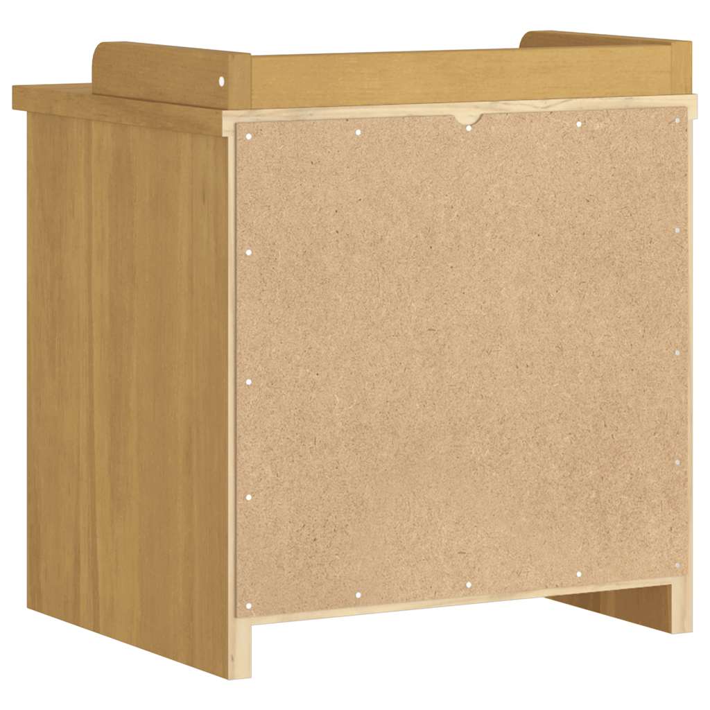 Gangbenk SANDNES 45x40x50 cm heltre furu