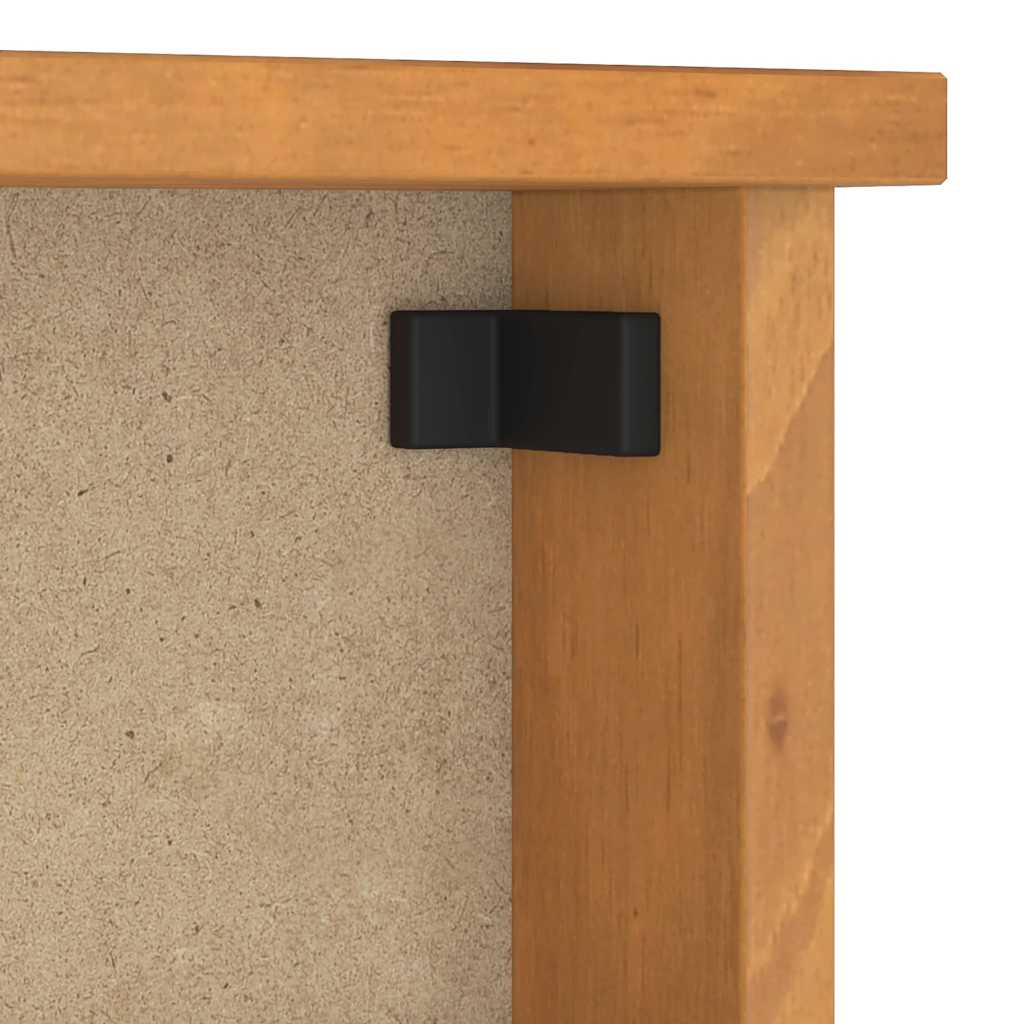 Veggmontert knaggrekke SANDNES 45x12x35 cm heltre furu