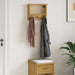 Veggmontert knaggrekke SANDNES 45x12x35 cm heltre furu