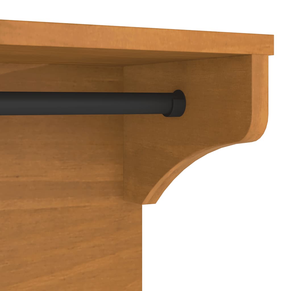 Veggmontert knaggrekke SANDNES 43x30x42 cm heltre furu