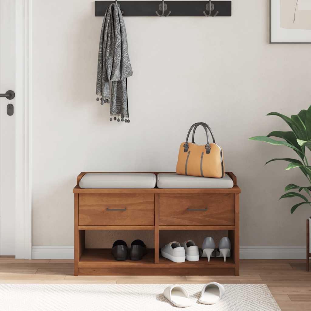 Gangbenk SANDNES 87x40x50 cm heltre furu