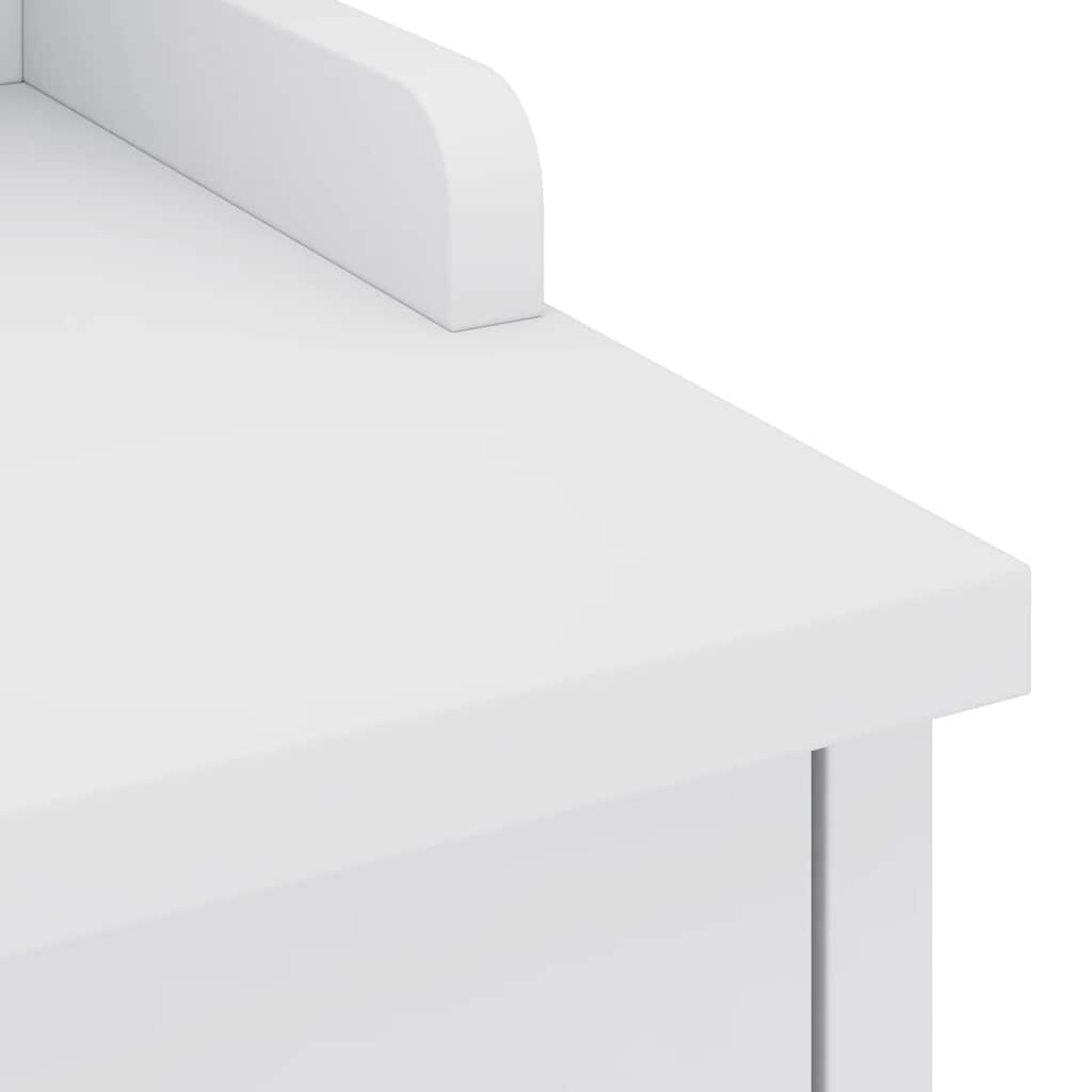 Gangbenk SANDNES hvit 87x40x50 cm heltre furu