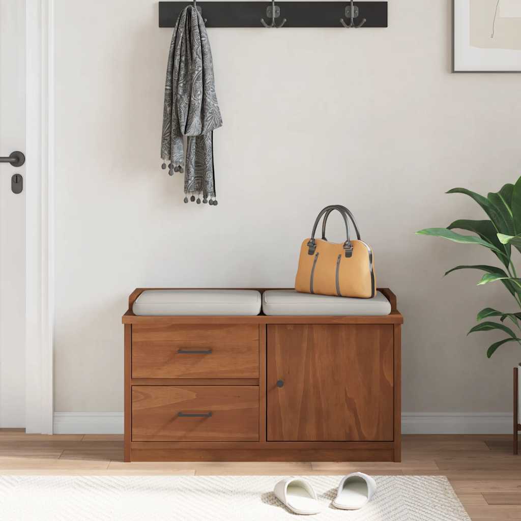 Gangbenk SANDNES 87x40x50 cm heltre furu