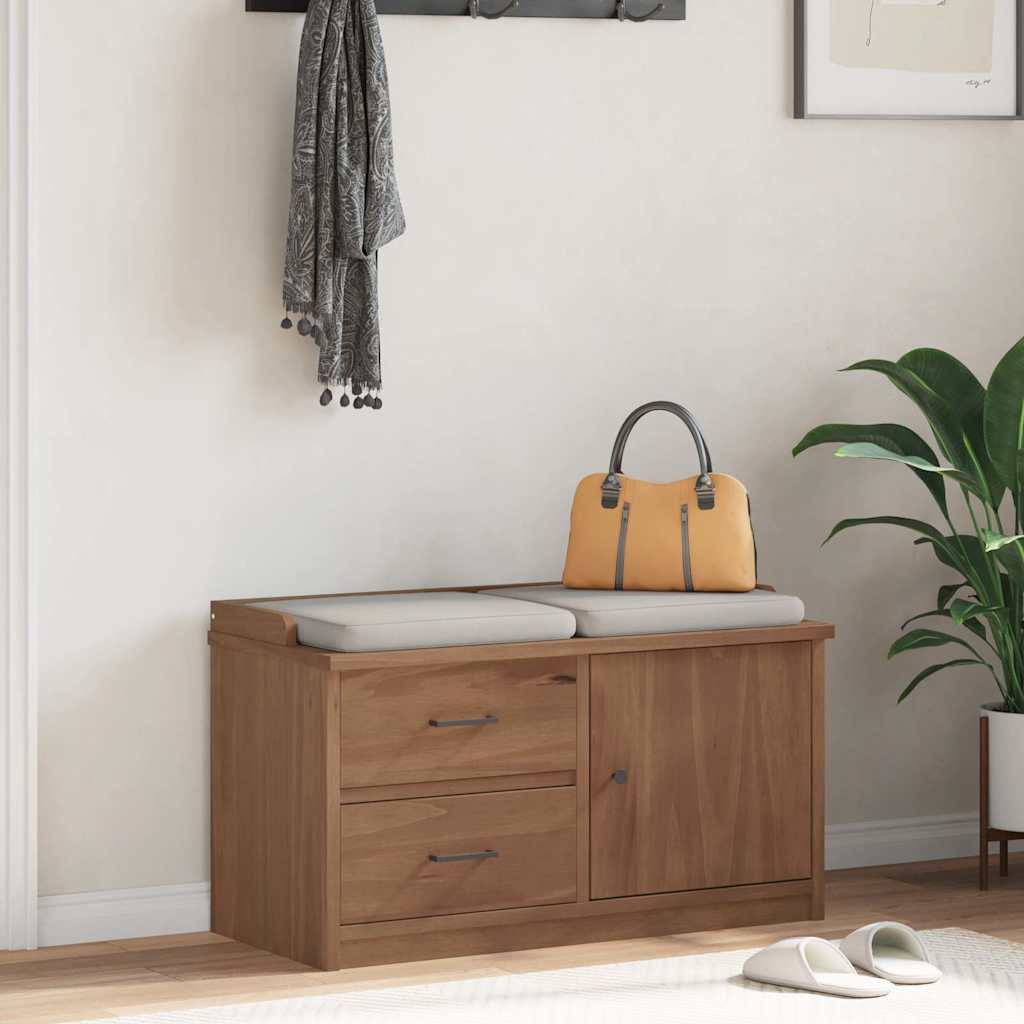 Gangbenk SANDNES 87x40x50 cm heltre furu