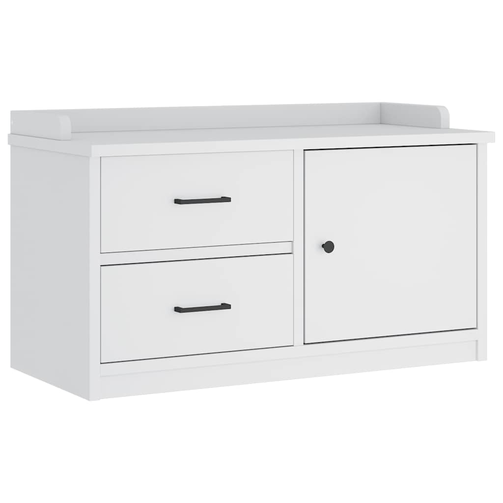 Gangbenk SANDNES hvit 87x40x50 cm heltre furu