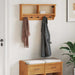Veggmontert knaggrekke SANDNES 87x12x35 cm heltre furu