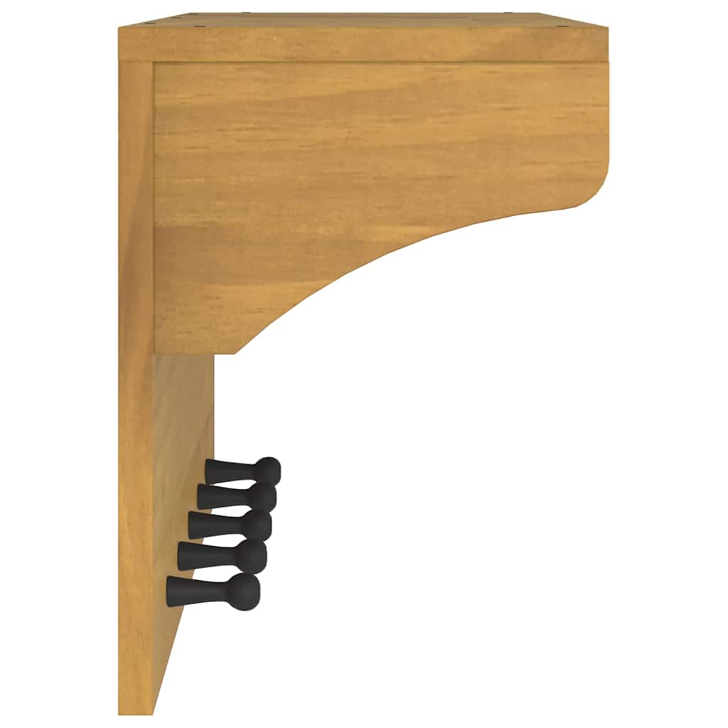 Veggmontert knaggrekke SANDNES 87x30x42 cm heltre furu