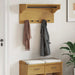 Veggmontert knaggrekke SANDNES 87x30x42 cm heltre furu