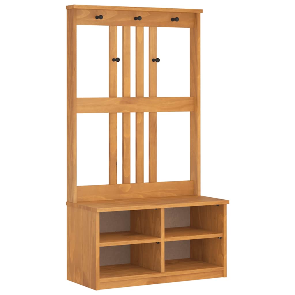 Halltre SANDNES 87x40x159,5 cm heltre furu