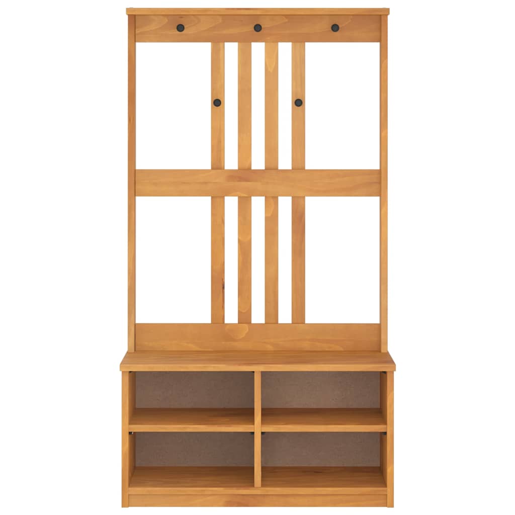 Halltre SANDNES 87x40x159,5 cm heltre furu