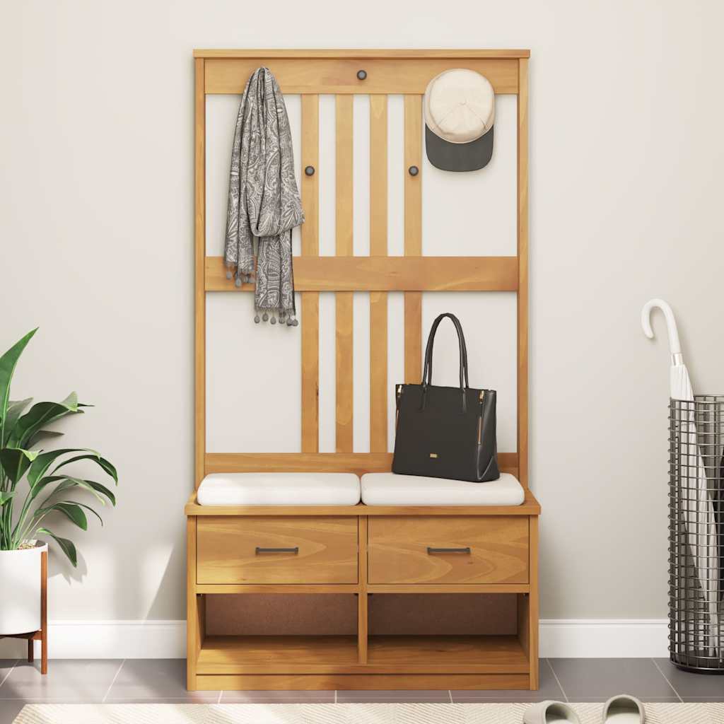 Halltre SANDNES 87x40x159,5 cm heltre furu