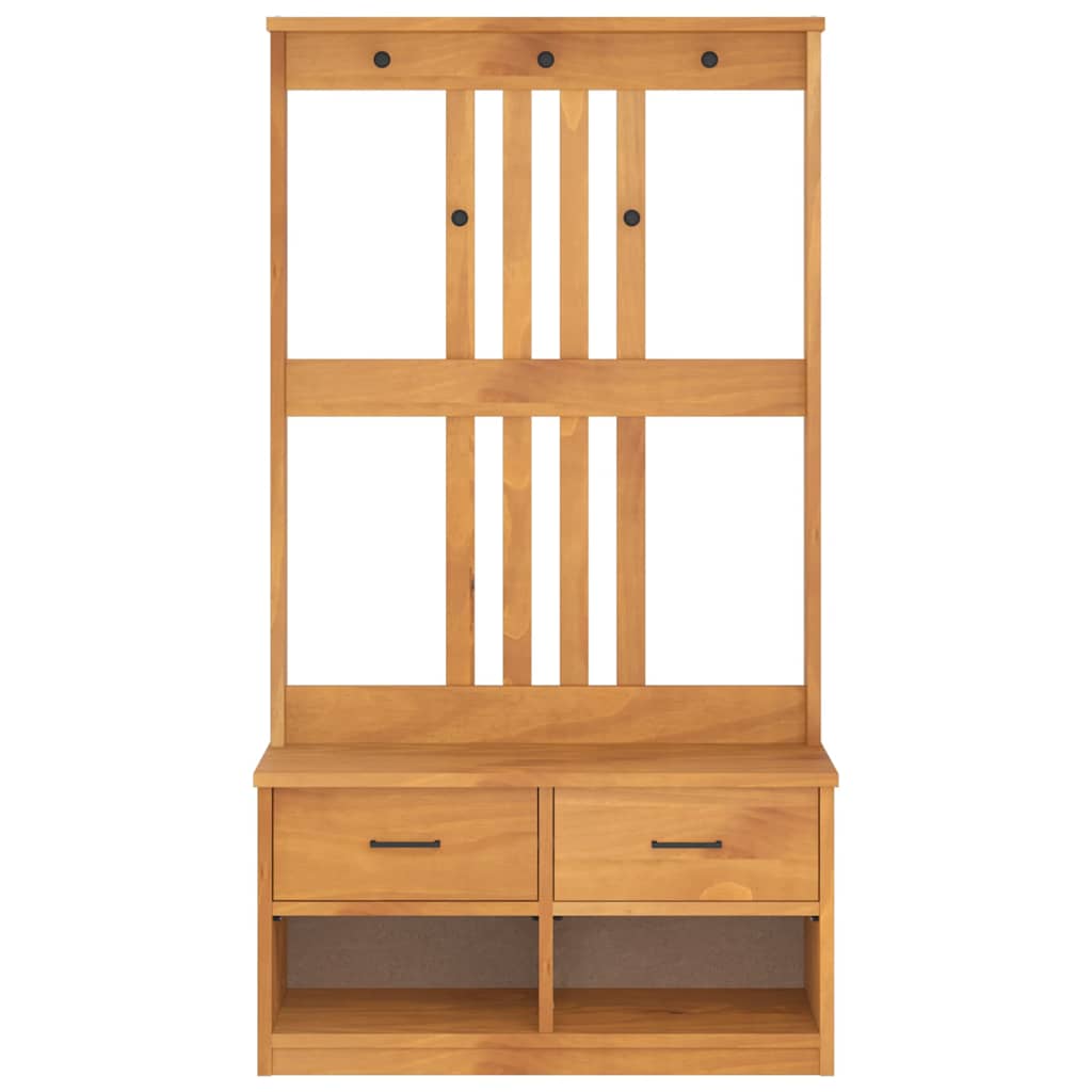 Halltre SANDNES 87x40x159,5 cm heltre furu