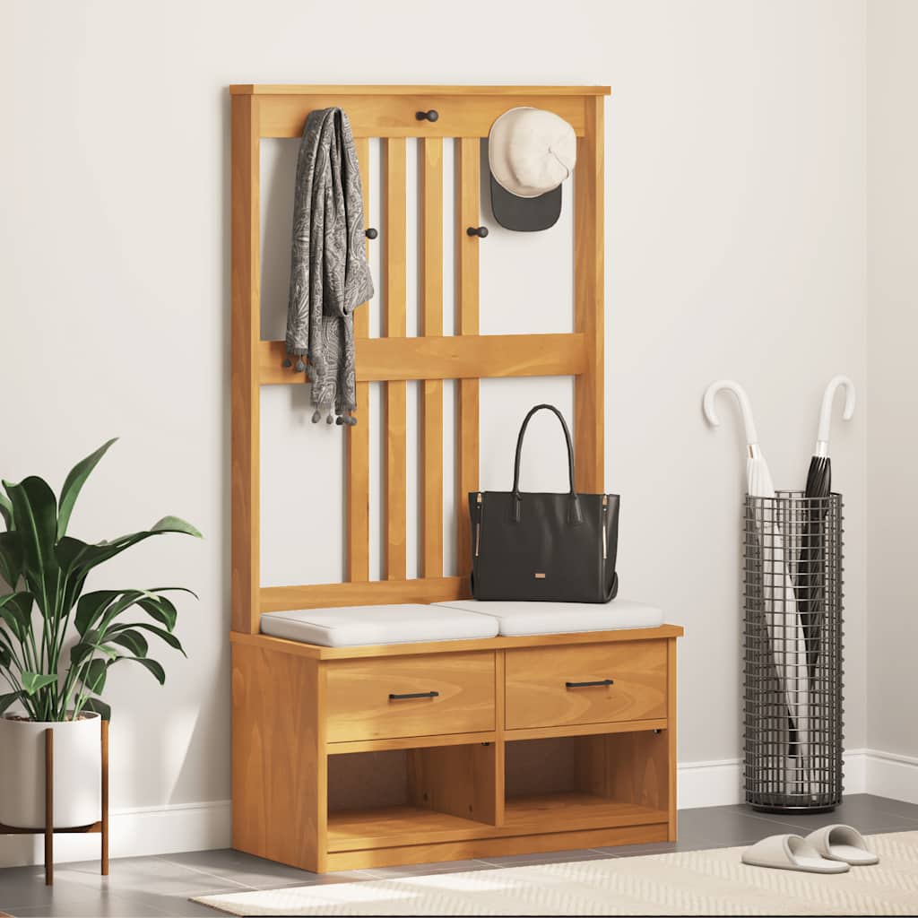 Halltre SANDNES 87x40x159,5 cm heltre furu