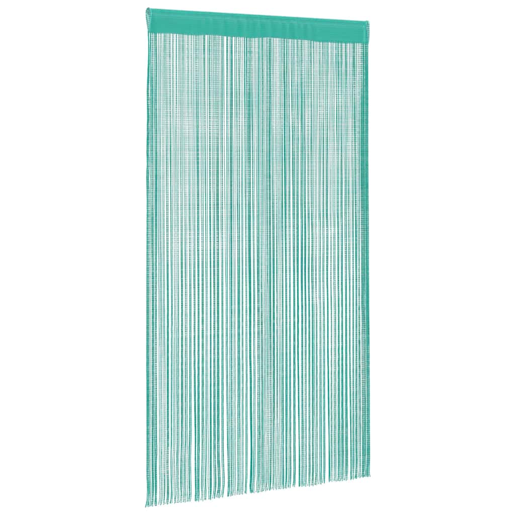 Trådgardiner 2 stk turkis 140x250 cm