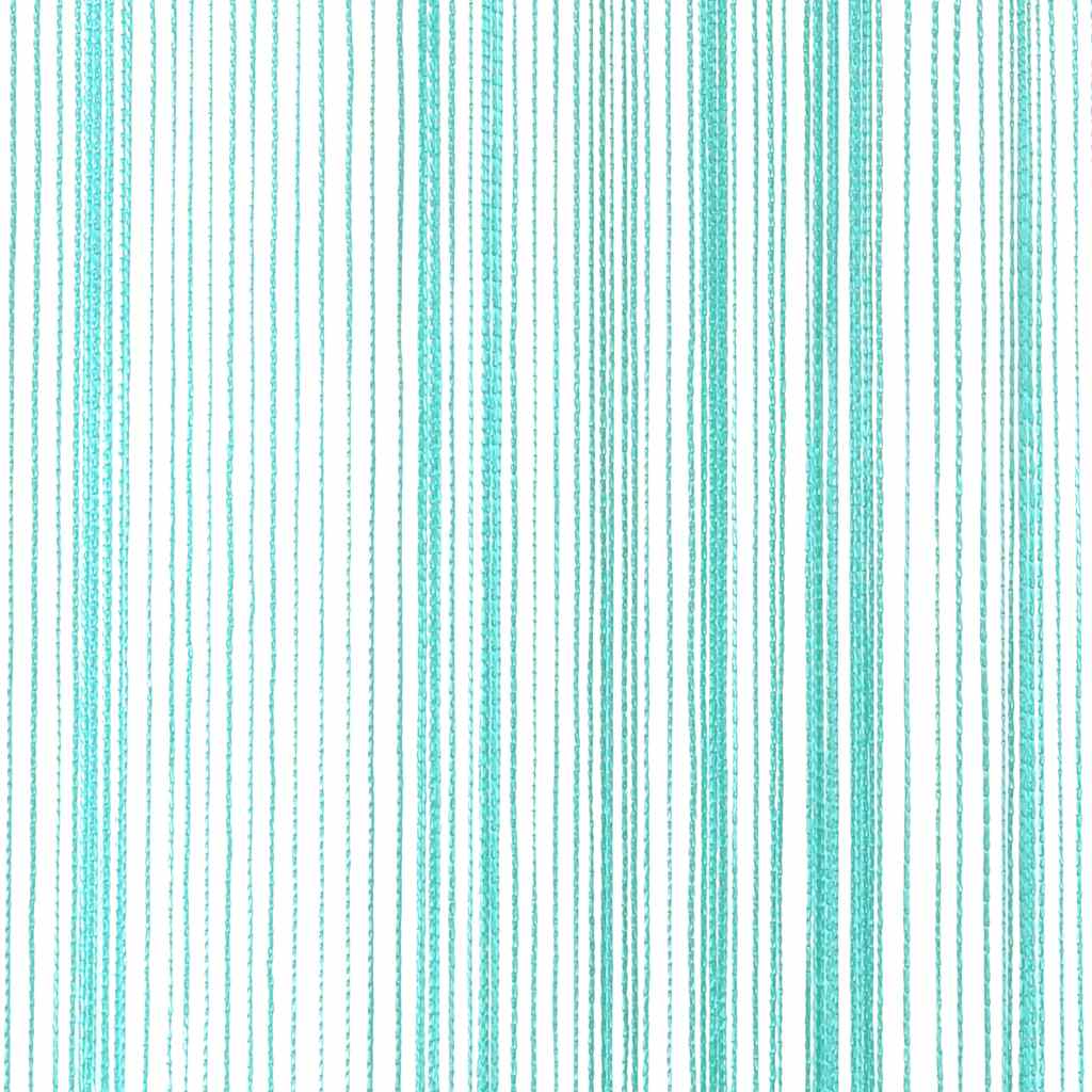 Trådgardiner 2 stk turkis 140x250 cm