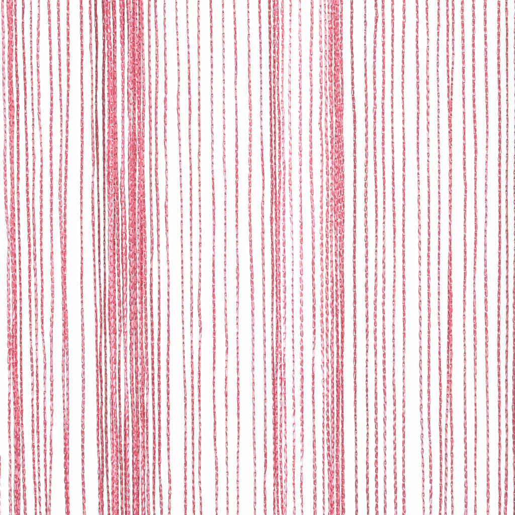 Snøregardiner 2 stk rosa 100x250 cm