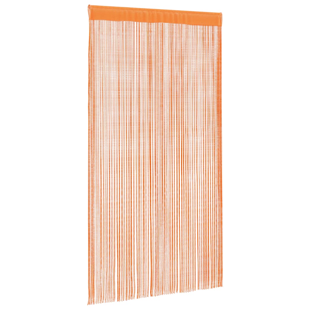 Trådgardiner 2 stk oransje 140x250 cm