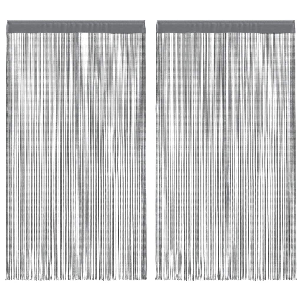 Snorgardiner 2 stk antrasitt 100x250 cm