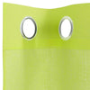 Voilegardiner med grommets 2 stk eplegrønn 140x140 cm