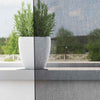 Voilegardiner med grommets 2 stk svart 140x175 cm