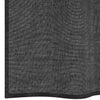 Voilegardiner med grommets 2 stk svart 140x225 cm