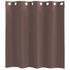 Voilegardiner med grommets 2 stk brun 140x140 cm