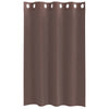 Voilegardiner med grommets 2 stk brun 140x175 cm